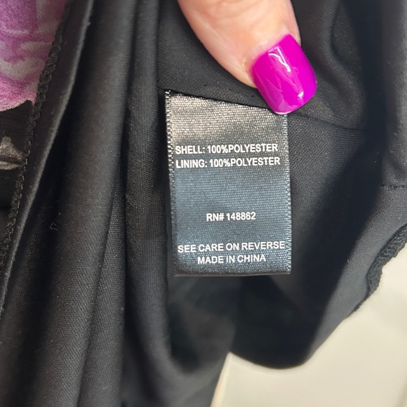 TORRID Floral Chiffon Pleated Midi Dress Accordion Skirt Stretch Waist | 3X - Picture 11 of 11